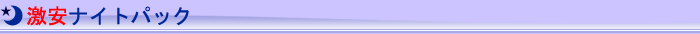 激安ナイトパック